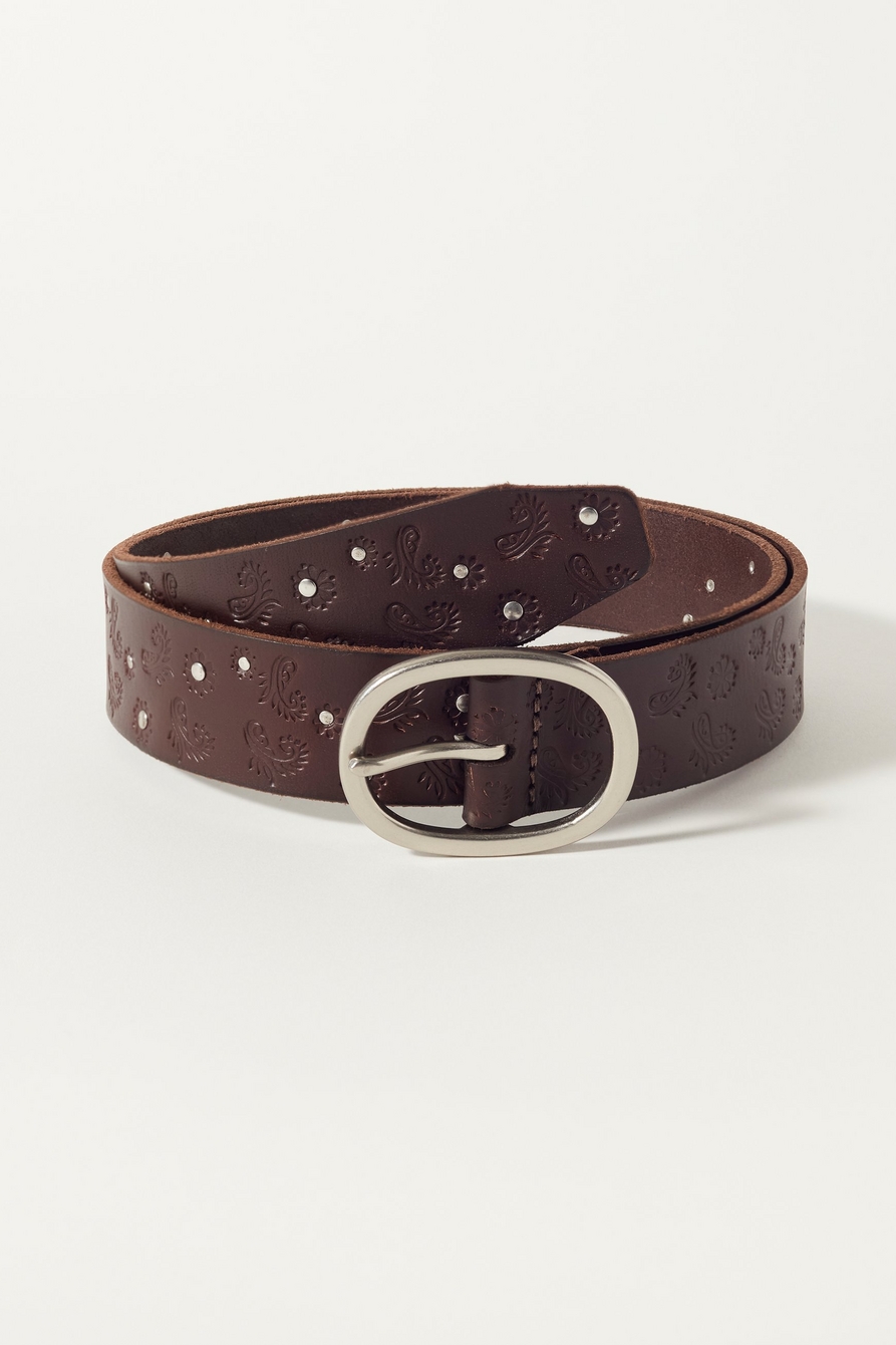 paisley stud belt